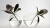 INSEPARABLES. Duet of spherical vases which we separate or which we gather. <br />Diameters 110mm, 140mm, total height 175mm. <br /><br />Photographic credit : Xavier Nicostrate.<br /><br /><br /> - Laurence Brabant Alain Villechange